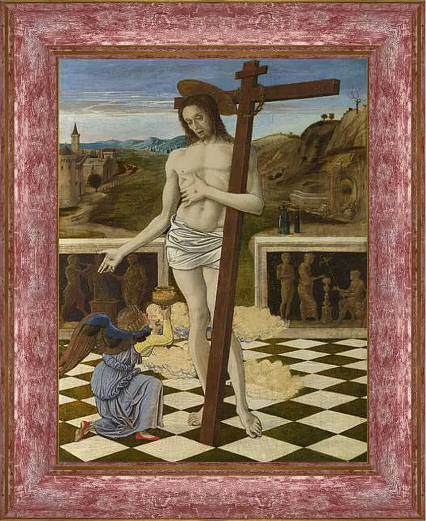 Картина в раме - The Blood of the Redeemer. Джованни Беллини