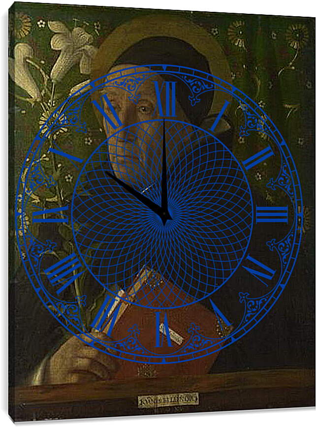 Часы картина - Saint Dominic. Джованни Беллини
