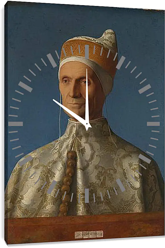 Часы картина - Doge Leonardo Loredan. Джованни Беллини