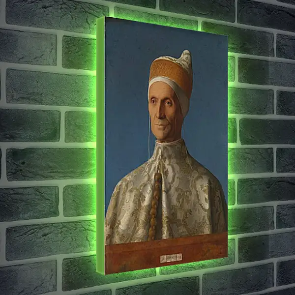 Лайтбокс световая панель - Doge Leonardo Loredan. Джованни Беллини