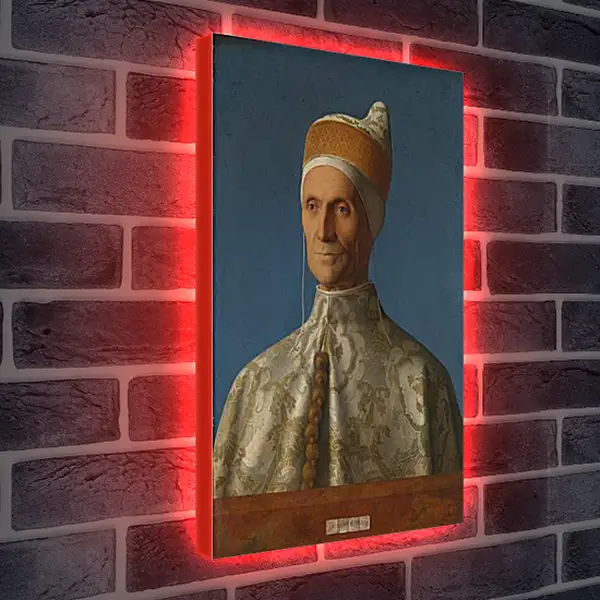 Лайтбокс световая панель - Doge Leonardo Loredan. Джованни Беллини