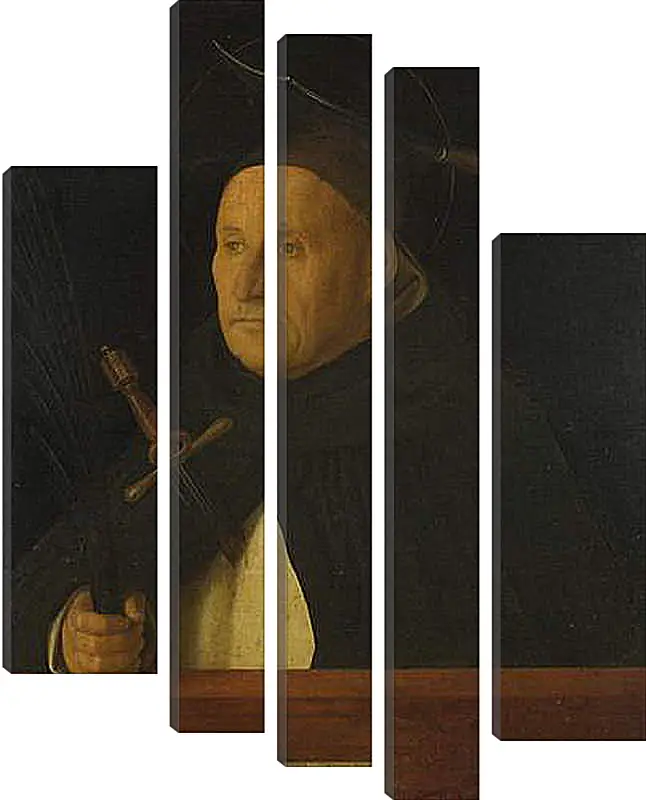 Модульная картина - A Dominican, with the Attributes of Saint Peter Martyr. Джованни Беллини