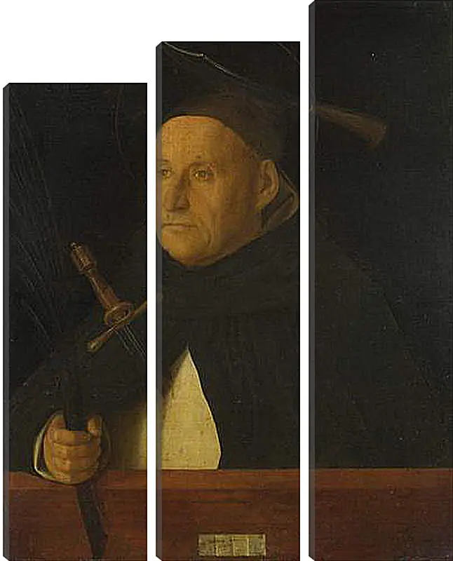 Модульная картина - A Dominican, with the Attributes of Saint Peter Martyr. Джованни Беллини