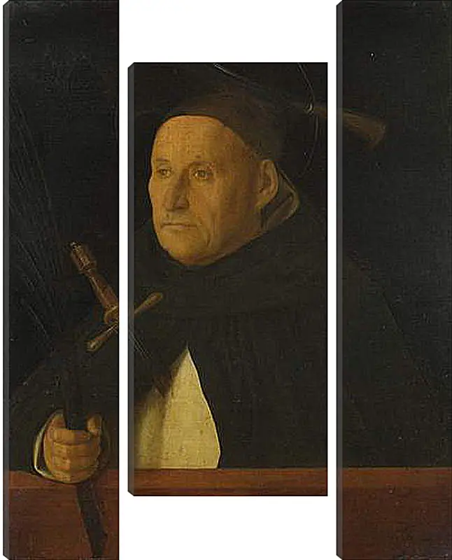 Модульная картина - A Dominican, with the Attributes of Saint Peter Martyr. Джованни Беллини