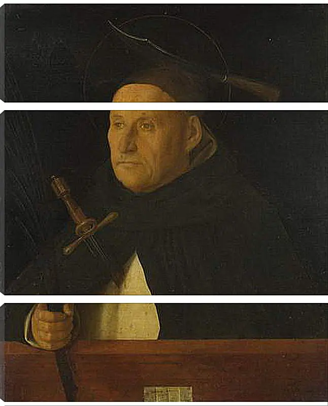 Модульная картина - A Dominican, with the Attributes of Saint Peter Martyr. Джованни Беллини