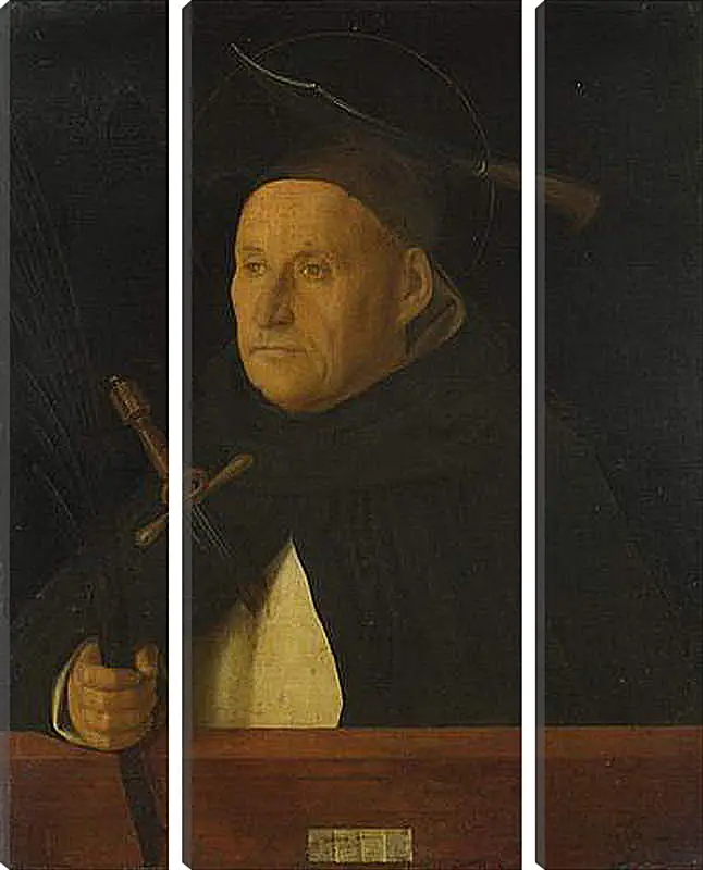 Модульная картина - A Dominican, with the Attributes of Saint Peter Martyr. Джованни Беллини