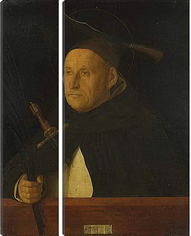 Модульная картина - A Dominican, with the Attributes of Saint Peter Martyr. Джованни Беллини