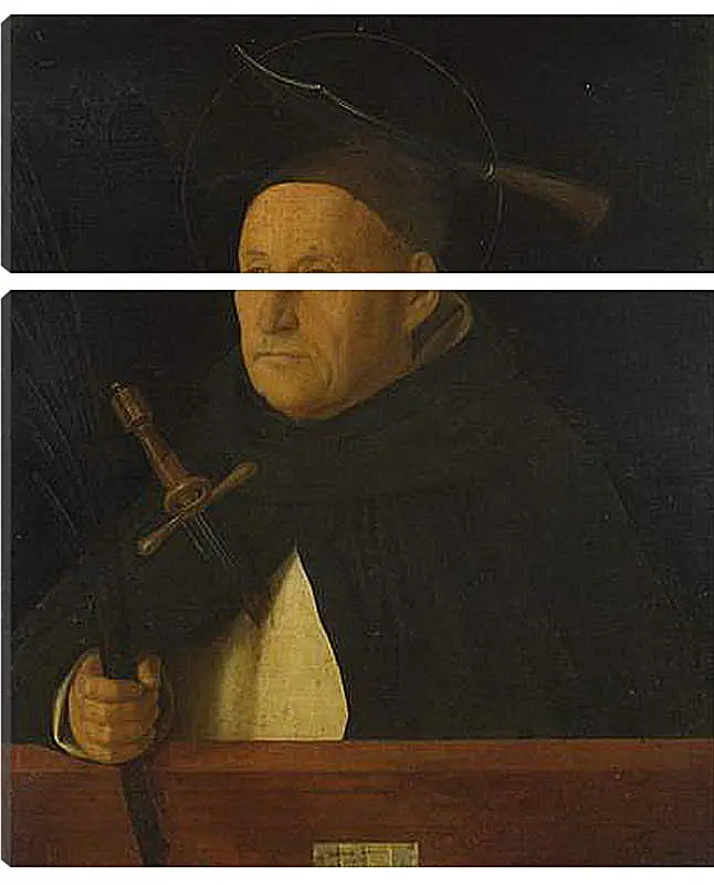 Модульная картина - A Dominican, with the Attributes of Saint Peter Martyr. Джованни Беллини