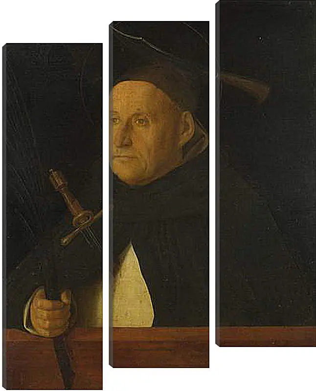 Модульная картина - A Dominican, with the Attributes of Saint Peter Martyr. Джованни Беллини