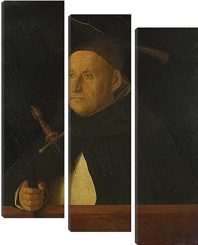 Модульная картина - A Dominican, with the Attributes of Saint Peter Martyr. Джованни Беллини