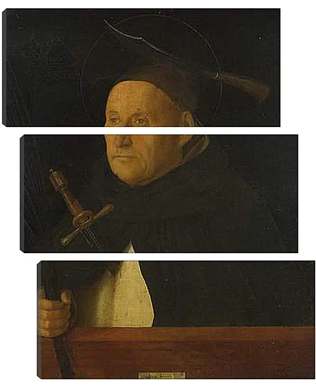 Модульная картина - A Dominican, with the Attributes of Saint Peter Martyr. Джованни Беллини