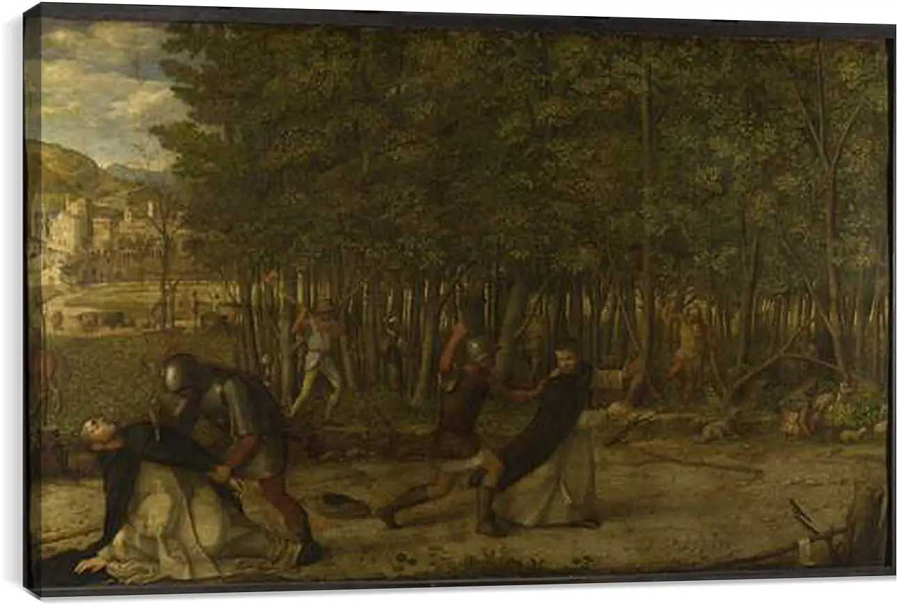 Постер и плакат - The Assassination of Saint Peter Martyr. Джованни Беллини