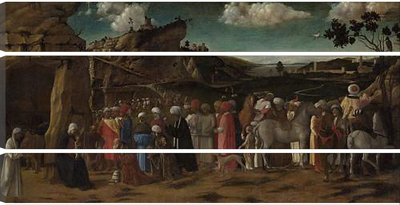 Модульная картина - The Adoration of the Kings. Джованни Беллини