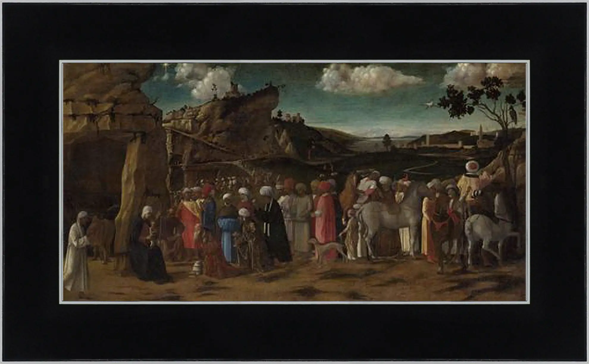 Картина в раме - The Adoration of the Kings. Джованни Беллини