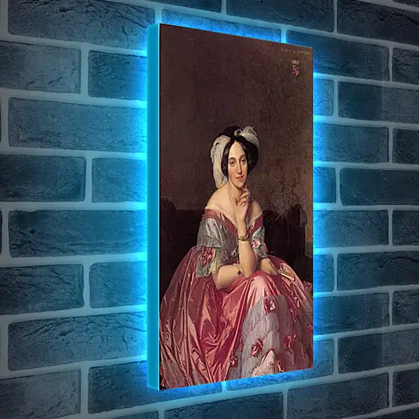 Лайтбокс световая панель - Ingres Baronne James de Rothschild - Баронесса Ротшильд. Жан Огюст Доминик Энгр