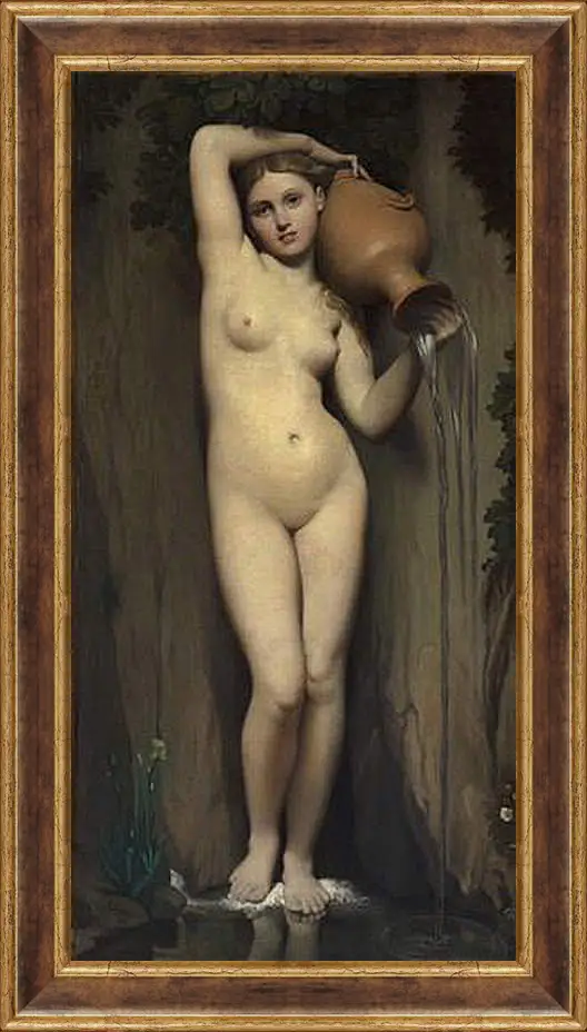 Картина в раме - The Spring. Жан Огюст Доминик Энгр