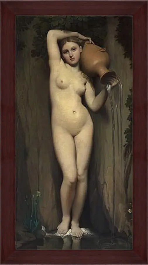 Картина в раме - The Spring. Жан Огюст Доминик Энгр