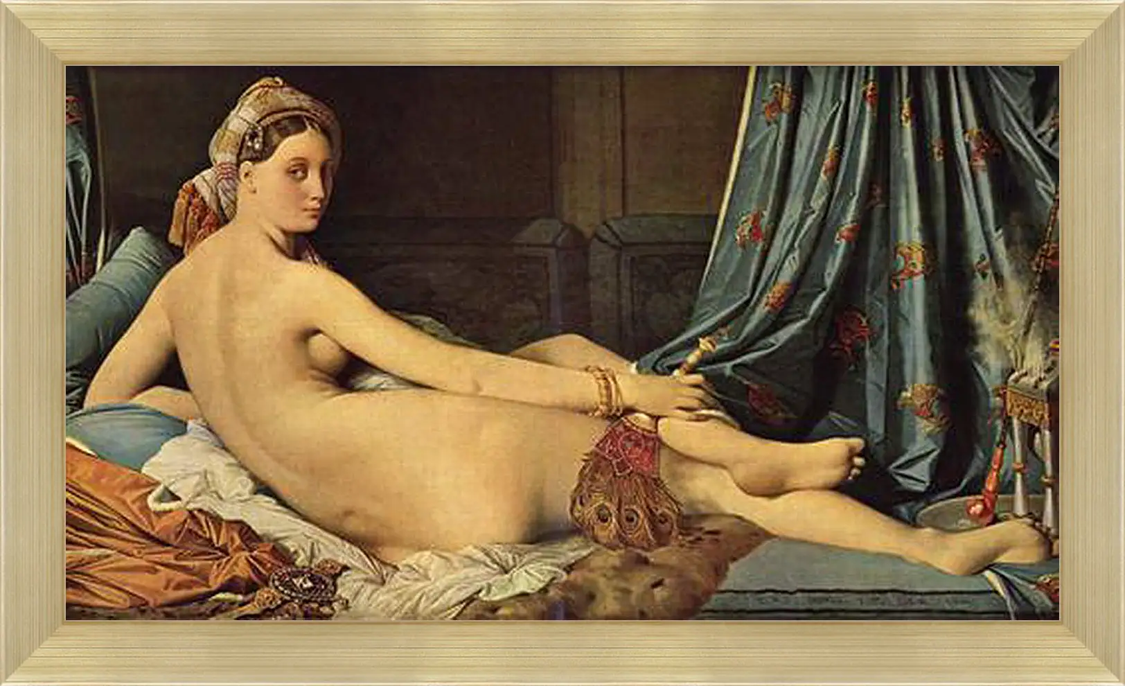 Картина в раме - The Grande Odalisque. Жан Огюст Доминик Энгр