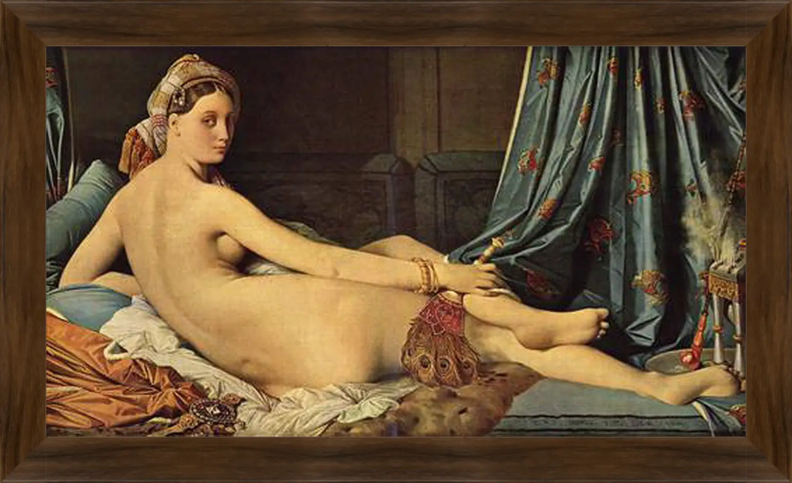 Картина в раме - The Grande Odalisque. Жан Огюст Доминик Энгр
