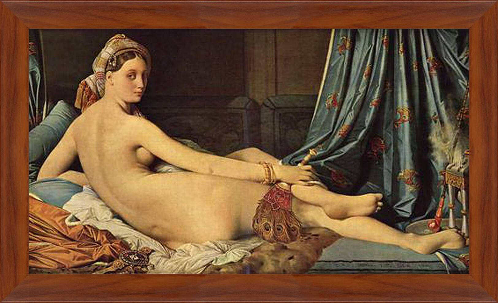 Картина в раме - The Grande Odalisque. Жан Огюст Доминик Энгр