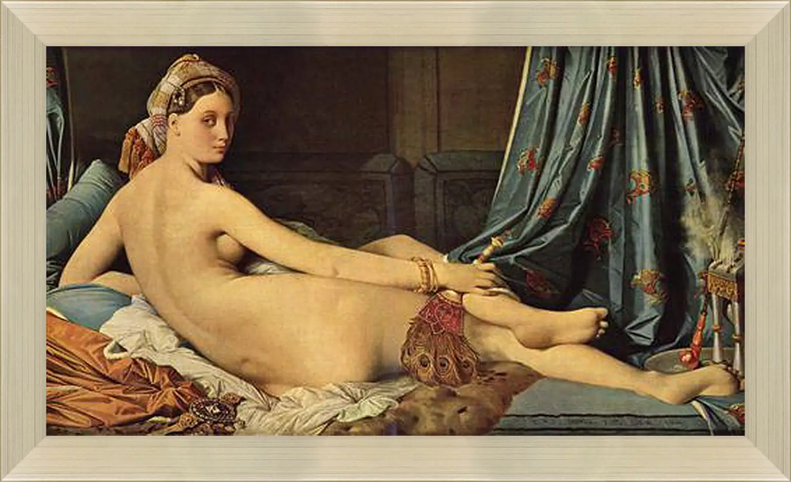 Картина в раме - The Grande Odalisque. Жан Огюст Доминик Энгр
