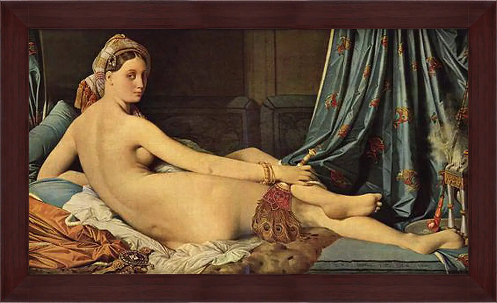 Картина в раме - The Grande Odalisque. Жан Огюст Доминик Энгр