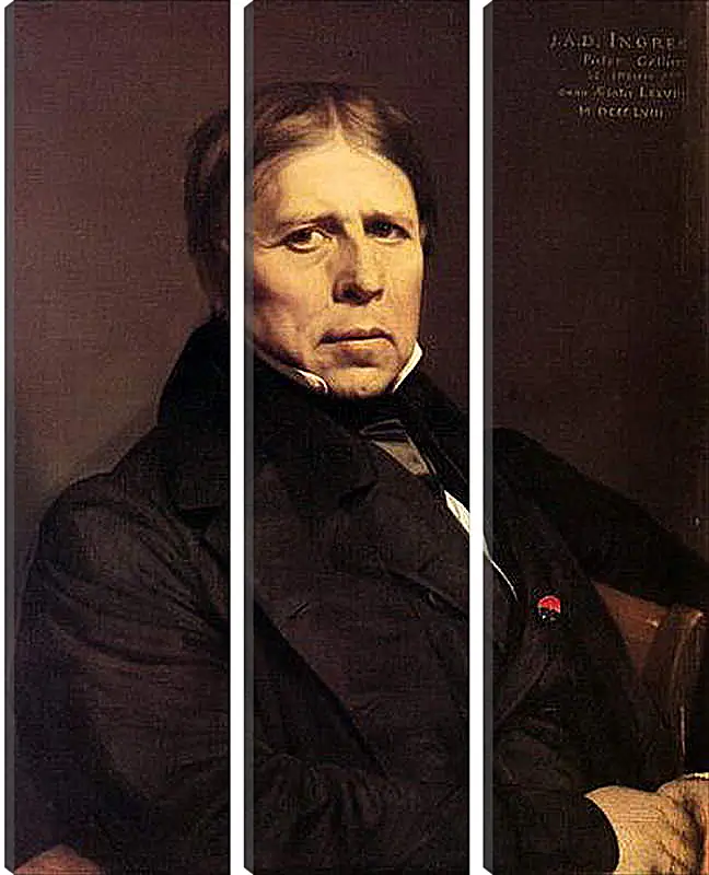 Модульная картина - Self-Portrait at Seventy Eight. Жан Огюст Доминик Энгр