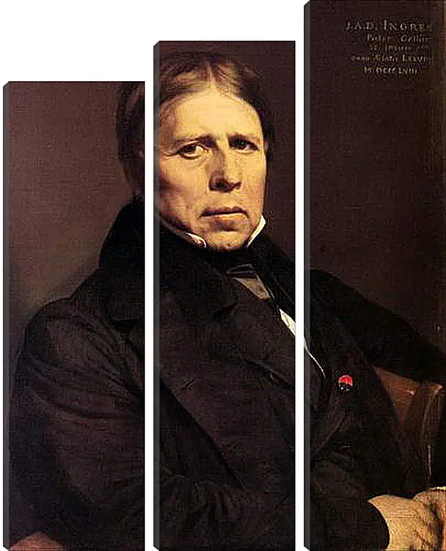 Модульная картина - Self-Portrait at Seventy Eight. Жан Огюст Доминик Энгр