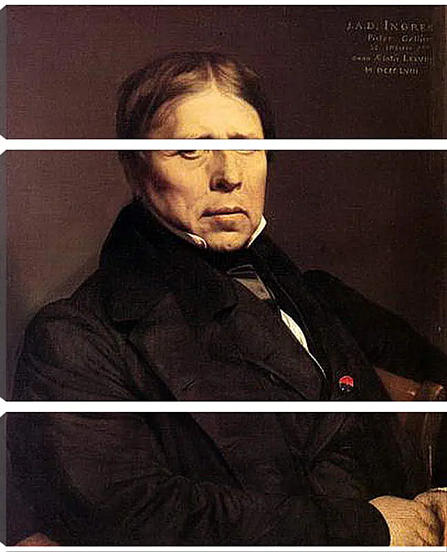 Модульная картина - Self-Portrait at Seventy Eight. Жан Огюст Доминик Энгр