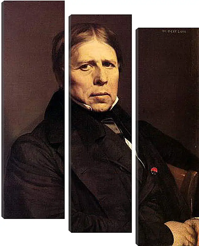 Модульная картина - Self-Portrait at Seventy Eight. Жан Огюст Доминик Энгр