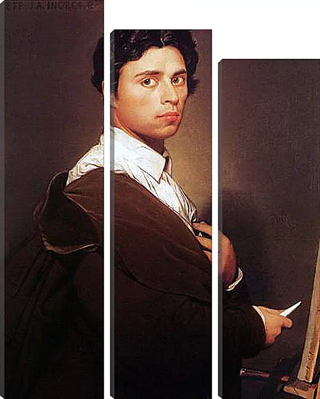Модульная картина - Self-Portrait at Age Twenty Four. Жан Огюст Доминик Энгр
