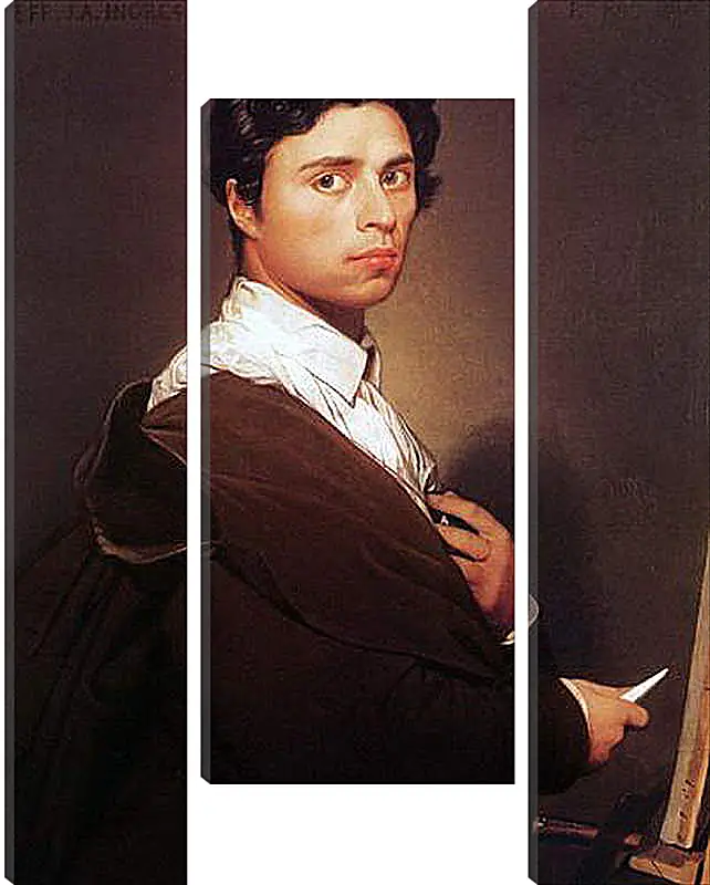 Модульная картина - Self-Portrait at Age Twenty Four. Жан Огюст Доминик Энгр