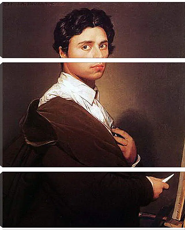 Модульная картина - Self-Portrait at Age Twenty Four. Жан Огюст Доминик Энгр