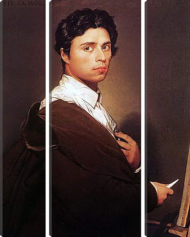 Модульная картина - Self-Portrait at Age Twenty Four. Жан Огюст Доминик Энгр