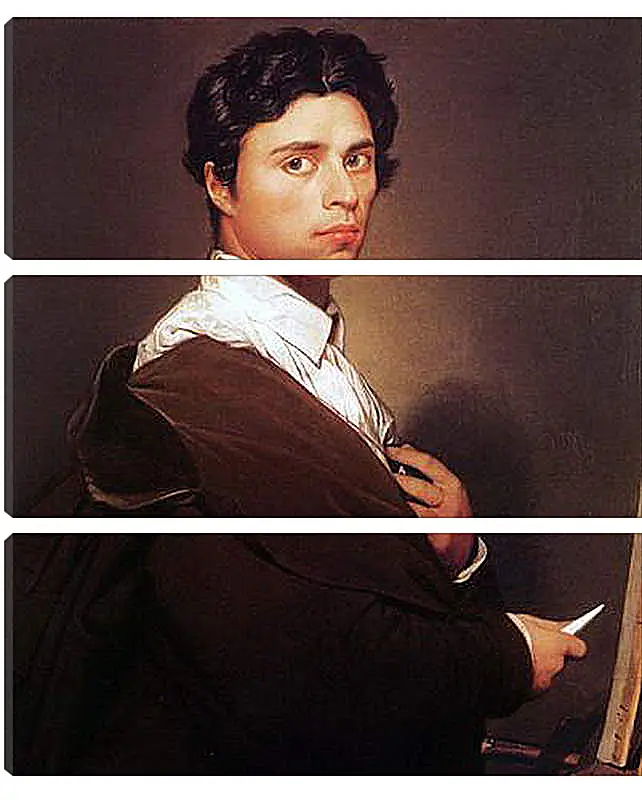 Модульная картина - Self-Portrait at Age Twenty Four. Жан Огюст Доминик Энгр