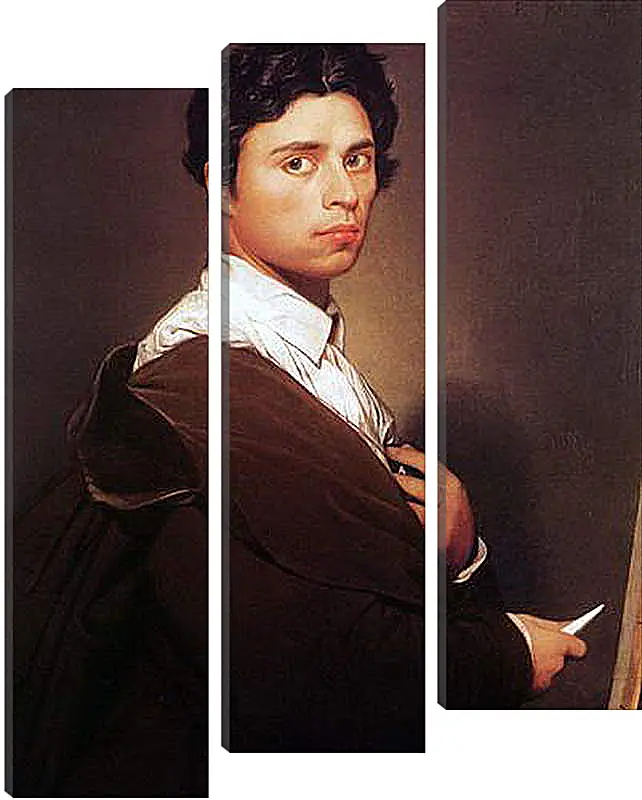 Модульная картина - Self-Portrait at Age Twenty Four. Жан Огюст Доминик Энгр