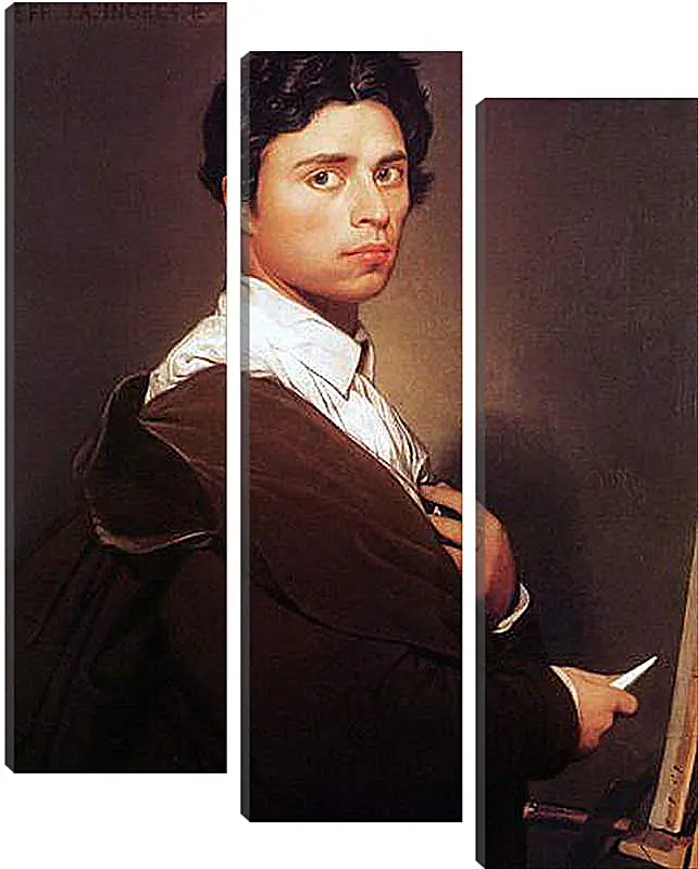 Модульная картина - Self-Portrait at Age Twenty Four. Жан Огюст Доминик Энгр
