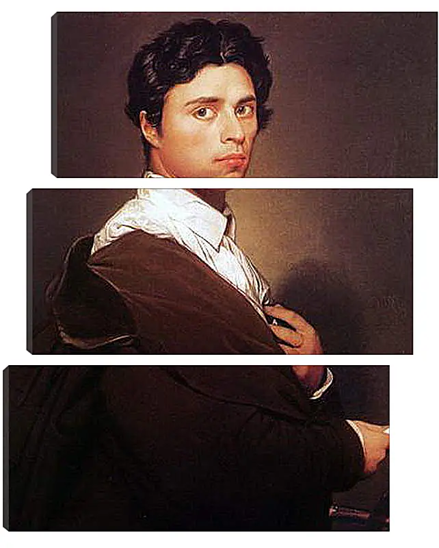 Модульная картина - Self-Portrait at Age Twenty Four. Жан Огюст Доминик Энгр