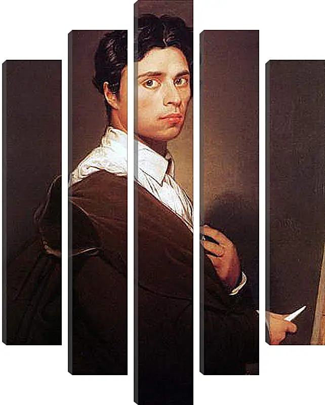 Модульная картина - Self-Portrait at Age Twenty Four. Жан Огюст Доминик Энгр