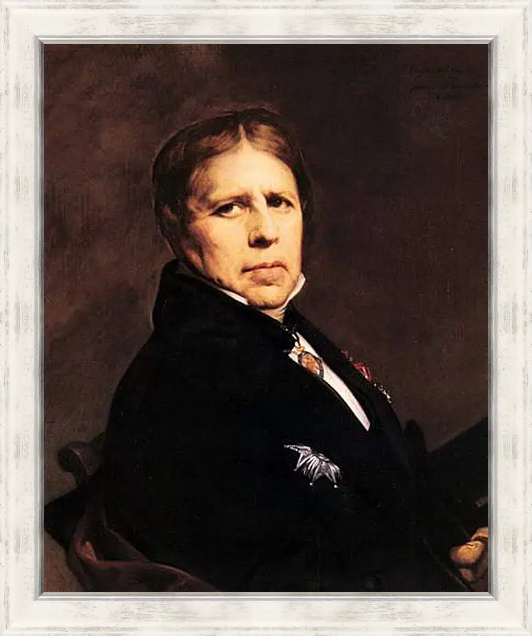 Картина в раме - Self-Portrait. Жан Огюст Доминик Энгр
