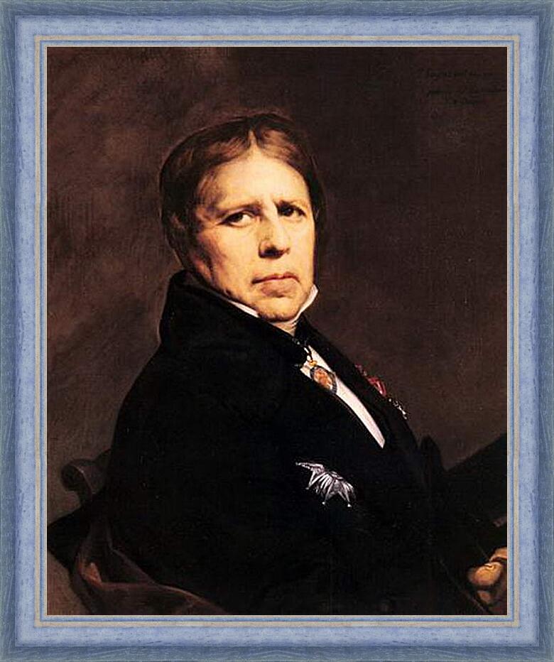 Картина в раме - Self-Portrait. Жан Огюст Доминик Энгр
