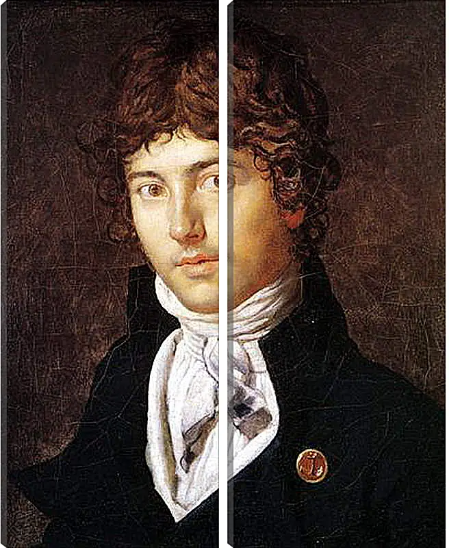 Модульная картина - Portrait of Pierre Francois Bernier. Жан Огюст Доминик Энгр
