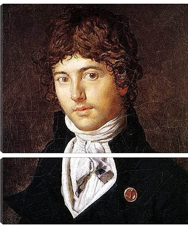 Модульная картина - Portrait of Pierre Francois Bernier. Жан Огюст Доминик Энгр
