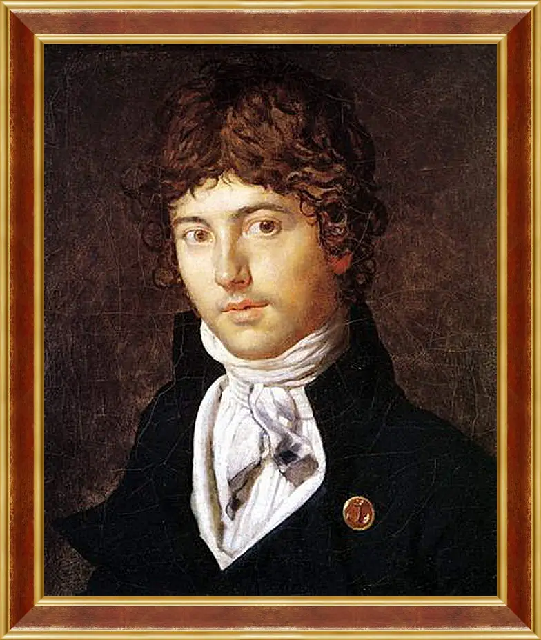 Картина в раме - Portrait of Pierre Francois Bernier. Жан Огюст Доминик Энгр