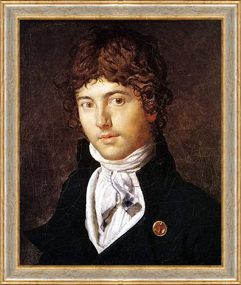 Картина в раме - Portrait of Pierre Francois Bernier. Жан Огюст Доминик Энгр