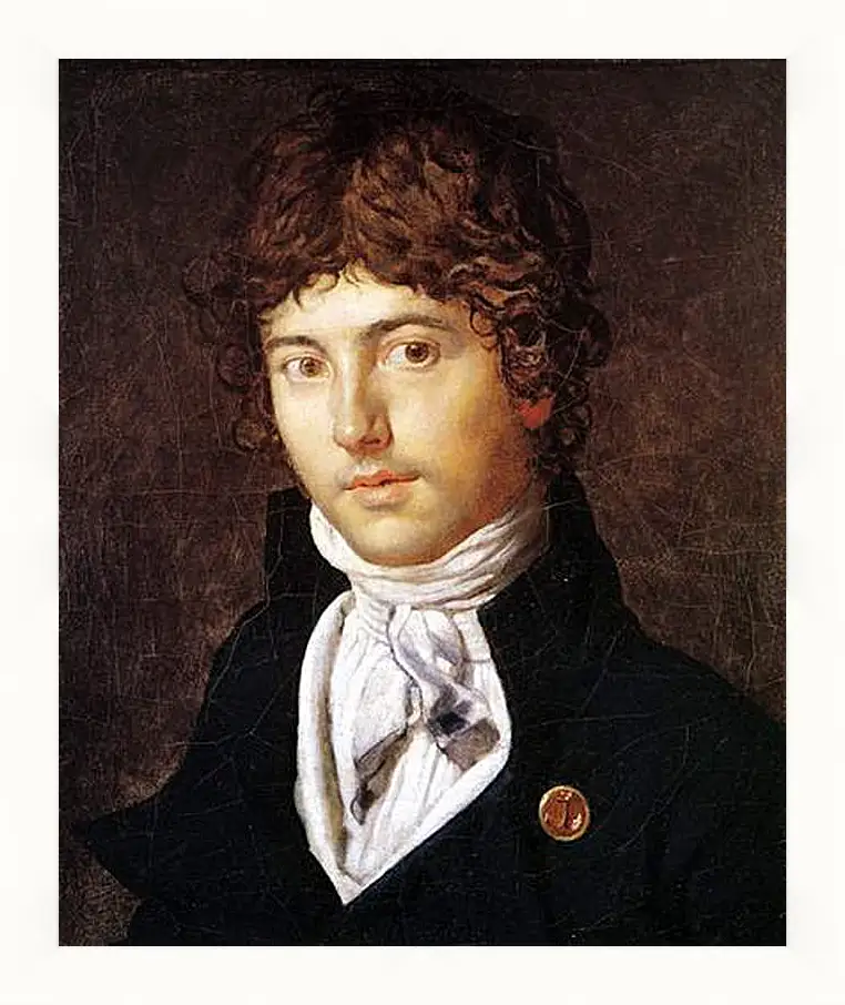 Картина в раме - Portrait of Pierre Francois Bernier. Жан Огюст Доминик Энгр
