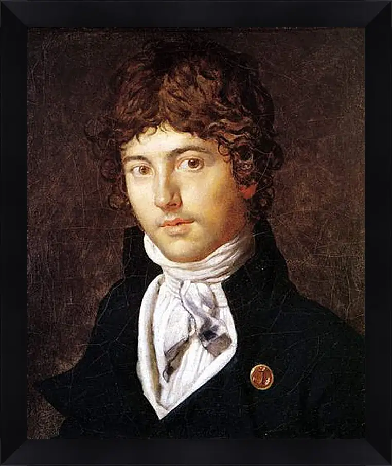 Картина в раме - Portrait of Pierre Francois Bernier. Жан Огюст Доминик Энгр