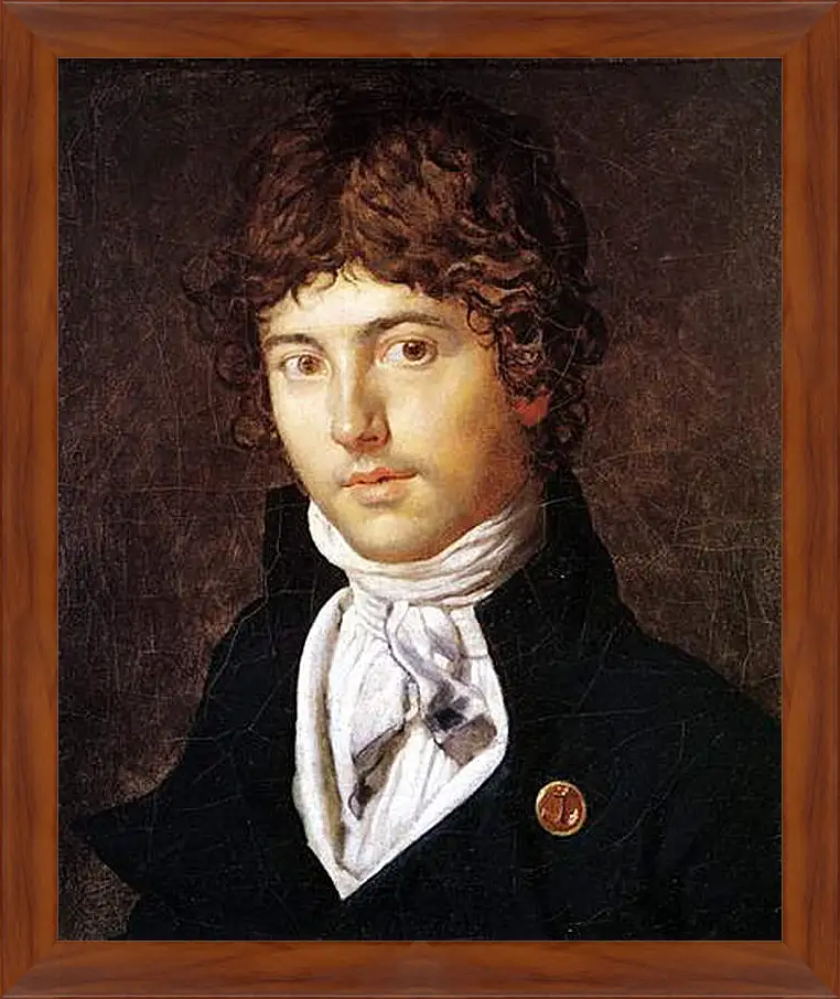 Картина в раме - Portrait of Pierre Francois Bernier. Жан Огюст Доминик Энгр