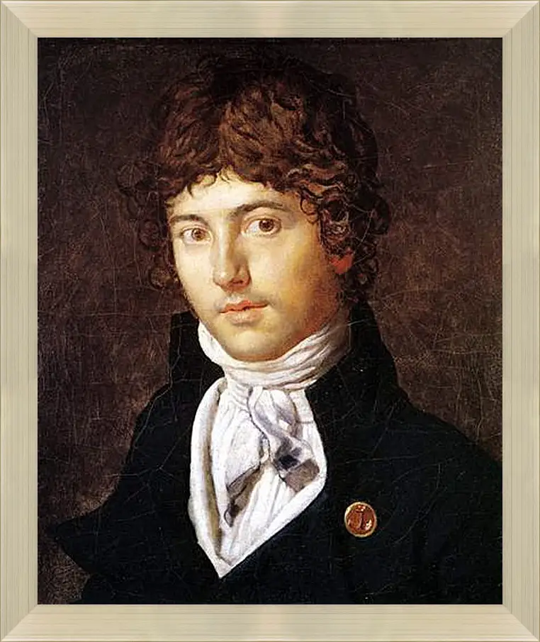 Картина в раме - Portrait of Pierre Francois Bernier. Жан Огюст Доминик Энгр
