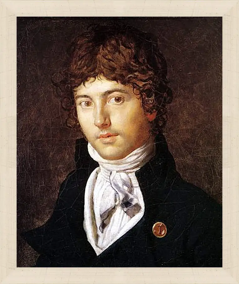 Картина в раме - Portrait of Pierre Francois Bernier. Жан Огюст Доминик Энгр